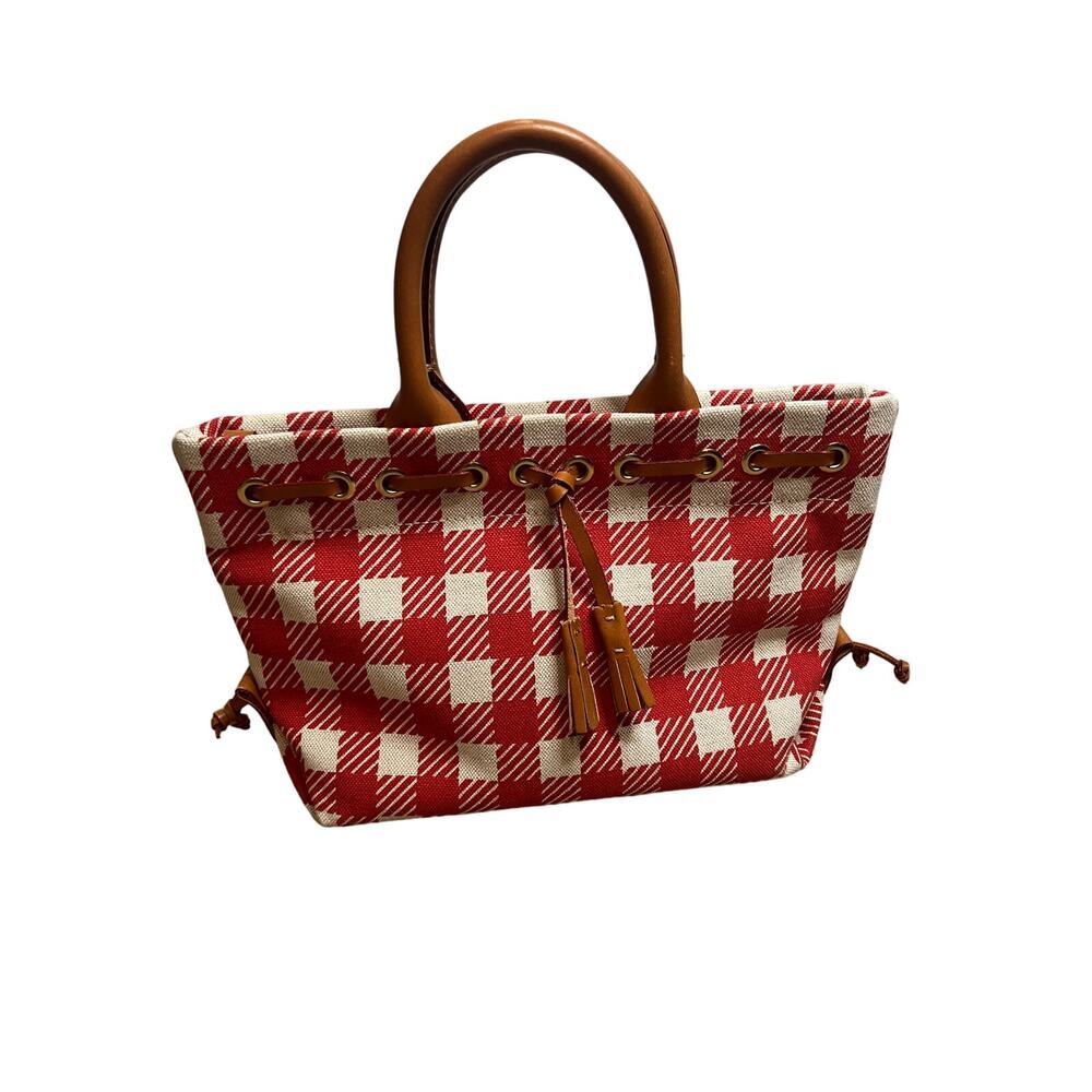Dooney & Bourke Red/White Checkered Vintage Bag